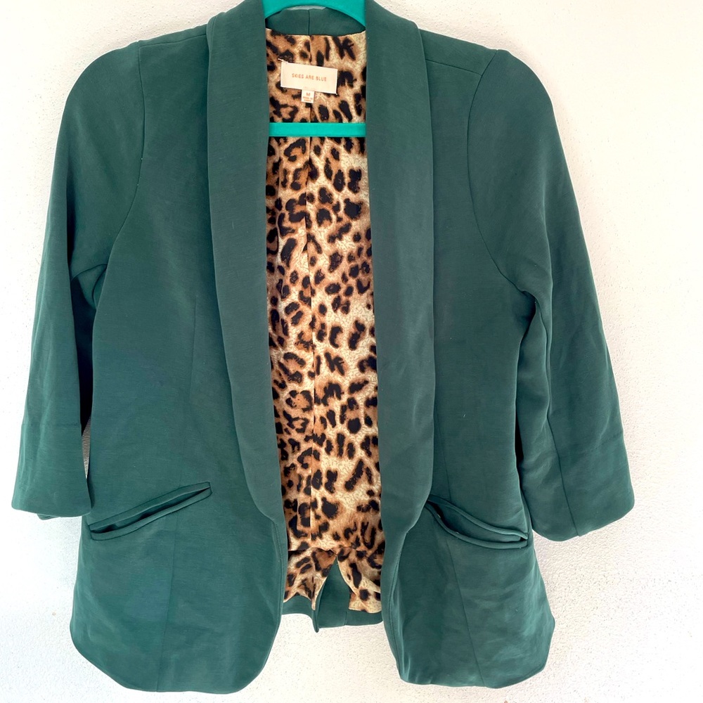 Skies are Blue- Medium Blazer